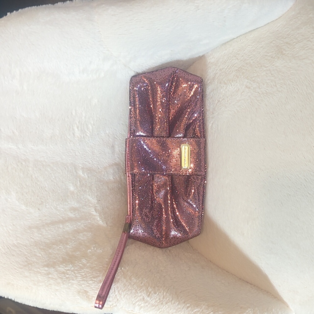 Pink Glitter Clutch by Victoria Secret
